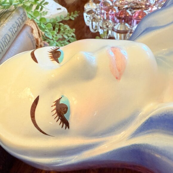 Vintage horton Ceramic Madona/Nun Head vase/planter - Picture 8 of 14
